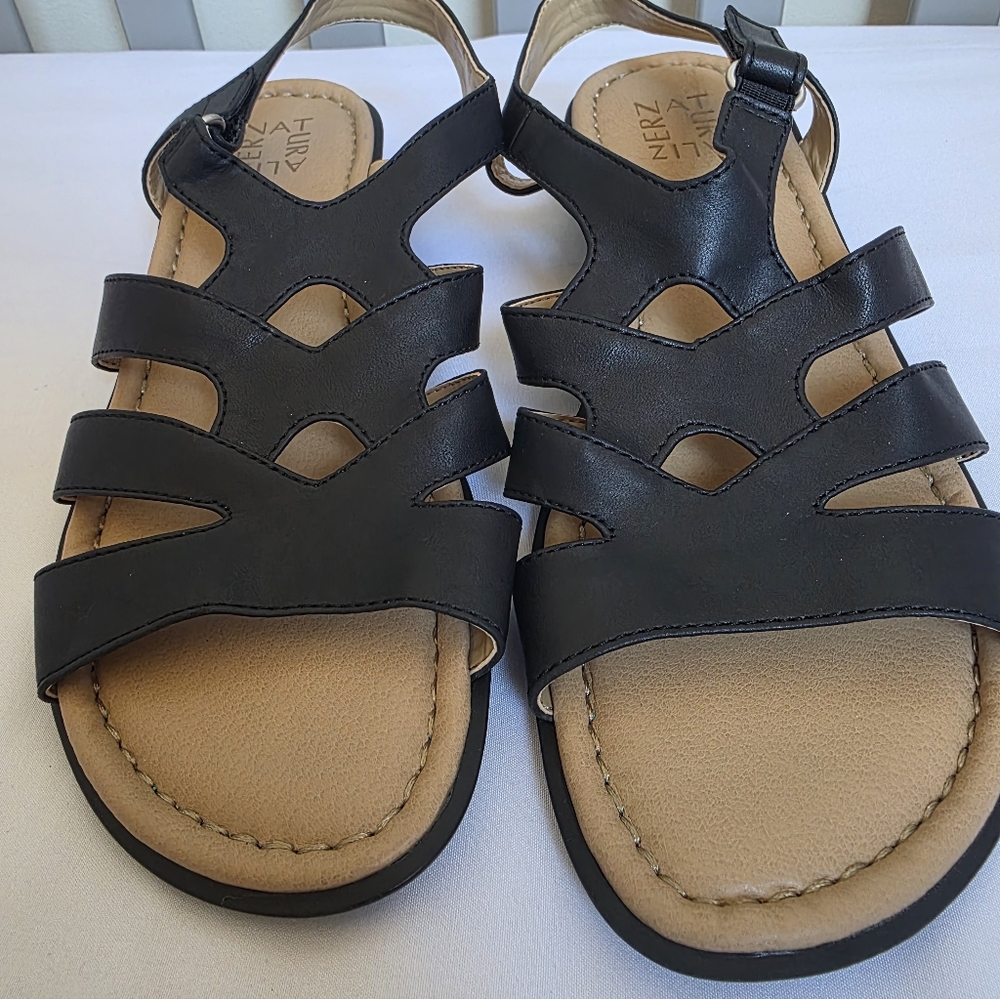 Naturalizer Womens Black Strappy Jessie Sandal Size 9.5 EUC - Picture 6 of 7